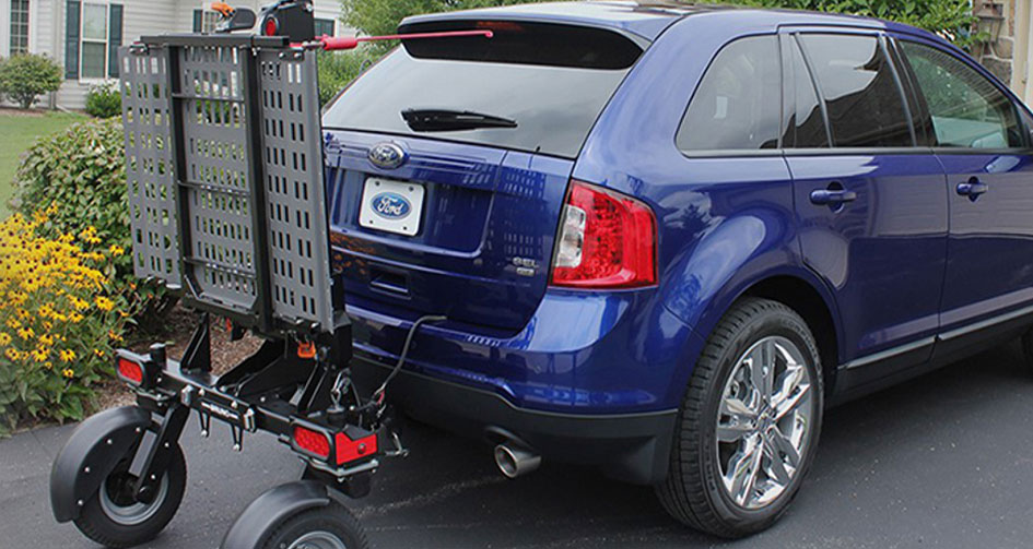 Accessibility Carrier on the back of a vehicle